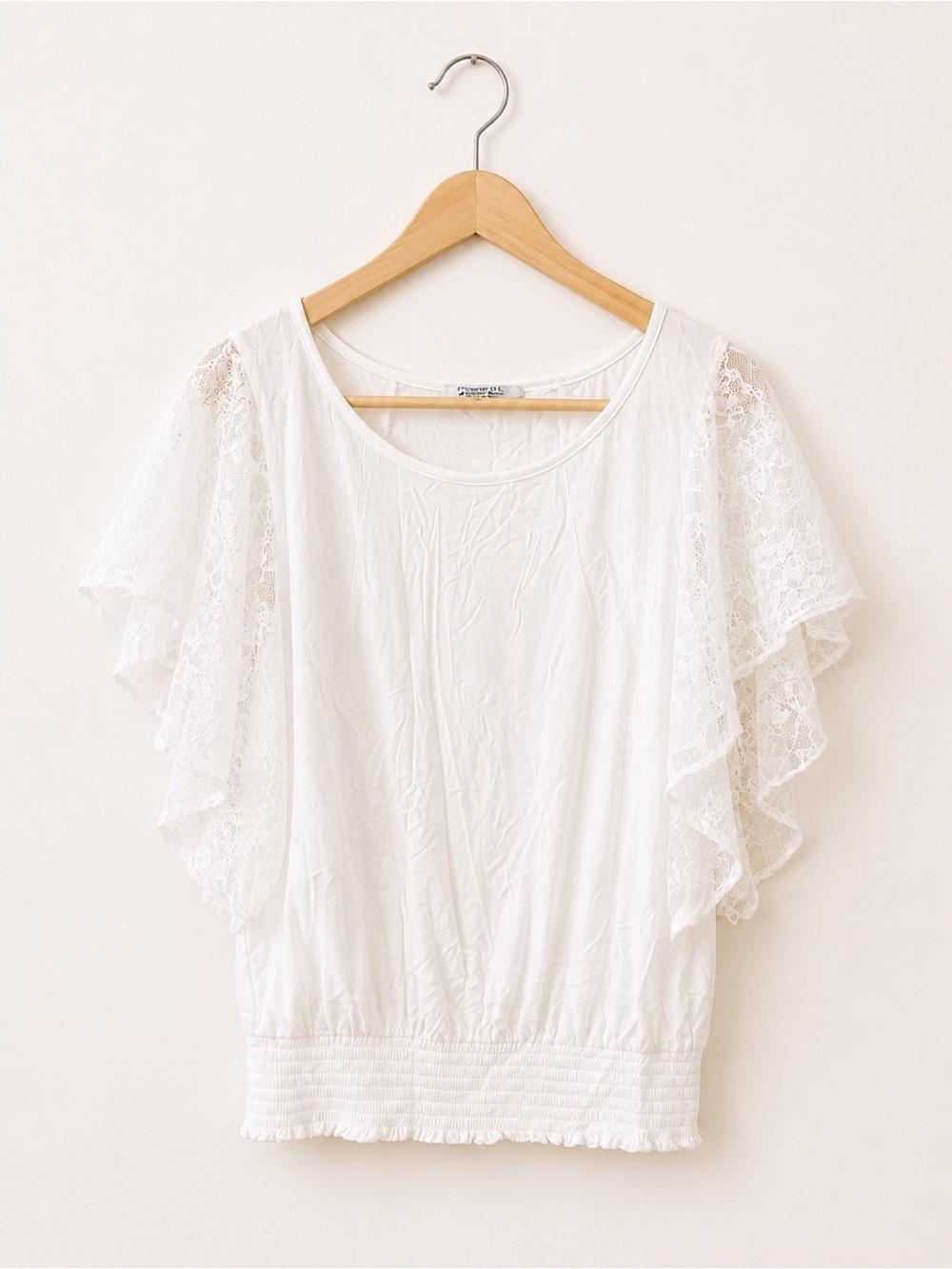 Forever 21 White Lace Top Medium M